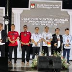 Debat Pertama Pilbup Minsel Berlangsung Enam Segmen, Paslon Paparkan Visi-Misi Saling Sanggah