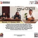 Seriusi Pengawasan Konten Media Internet, Bawaslu Sulut Gelar Rakor Bersama Kordiv HP2H Kabupaten dan Kota