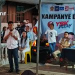 Asiano Gammy Kawatu saat orasi kampanye di Desa Makasili, foto (mediaalternatif)