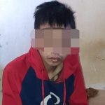 Tersangka berinisial MM (18), (foto : dok humas polres Minsel)