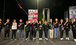 Patroli pengawasan penertiban APK Panwascam Kumelembuai, Minggu (24/11/2024), (foto : dokumentasi panwascam Kumelembuai)