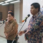 Menteri BUMN Erick Thohir dan Menteri Perumahan dan Kawasan Permukiman (PKP) Maruarar Sirait, foto : (ist)