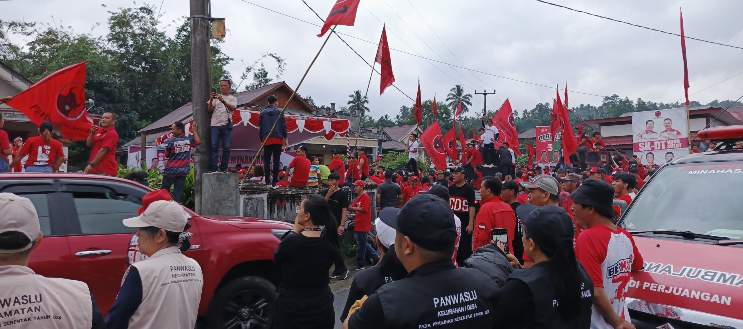 Suasana Kampanye FDW-TK di Kumelembuai, Selasa (5/11/2024)