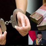 gambar ilustrasi koruptor, insert Presiden Prabowo Subianto