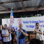 E2L saat melantik TKD dan Saksi-saksi di Minsel, foto (ist)