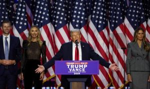 Donald Trump Saat Deklarasi Kemenangan, foto : ( Reuters)