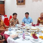 YSK saat silahturahmi di rumah dinas Walikota Manado, (foto : istimewa)
