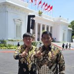 Gubernur terpilih Yulius Selvanus bersama Sekretaris DPD Gerindra Sulut Harvani Boky