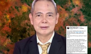 Roby Sangkoy, (foto : ist/insert postingan di facebook)