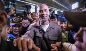Patrick Kluivert saat tiba di Indonesia, (foto : antara)