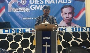 Ketua Cabang GMKI Manado, Fredrik Falen Wongkar
