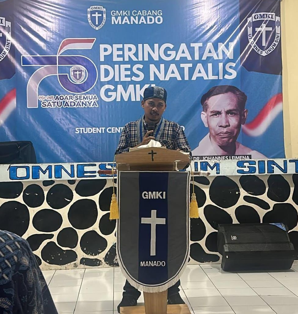 Ketua Cabang GMKI Manado, Fredrik Falen Wongkar