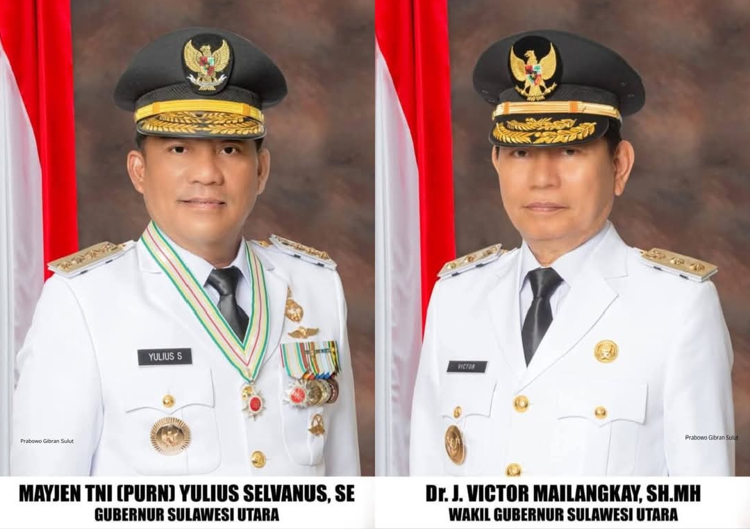 Gubernur dan Wakil Gubernur Sulawesi Utara, (foto : ist)