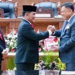 Salam Komando tandai Sertijab Gubernur dan Wakil Gubernur Sulut, dari Olly Dondokambey-Steven Kandouw kepada Yulius Selvanus dan Victor Mailangkay