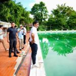 Gubernur Yulius Selvanus saat meninjau langsung fasilitas olahraga di Koni Manado, (foto : dok pribadi Gubernur)