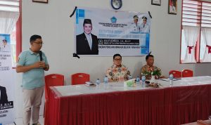 Kegiatan reses wakil ketua DPRD Sulut Billy Lombok di SMA N 1 Amurang, Jumat (21/3/2025). (foto : mediaalternatif)