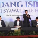 Sidang Isbat di Kantor Kementerian Agama, Jalan MH Thamrin No. 6, Jakarta, Sabtu (29/3/2025). (foto : istimewa)
