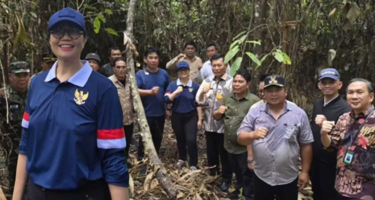 Wamen Diktisaintek Pantau Lokasi Pembangunan Sekolah Unggulan Garuda di Minahasa, (foto : ist/kolase alternatif)