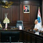 Gubernur Sulut Yulius Selvanus bersama para Kepala Balai dari Kementerian PUPR, (foto: Istimewa)