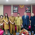 Kunjungan Dubes Rumania H.E. Mr. Dan Adrian Balanescu di Kantor Gubernur Sulut, Selasa (11/3/2025). (foto : istimewa)