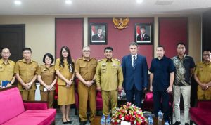 Kunjungan Dubes Rumania H.E. Mr. Dan Adrian Balanescu di Kantor Gubernur Sulut, Selasa (11/3/2025). (foto : istimewa)