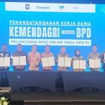 Direktur Utama Bank SulutGo, Revino Pepah, mewakili salah satu BPD yang ikut serta, secara langsung menandatangani PKS bersama 24 pimpinan BPD lainnya dari berbagai daerah di Indonesia. (foto : istimewa)