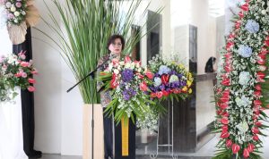 Ketua DPRD Manado Aaltje Dondokambey saat membawakan sambutan, (foto : istimewa)