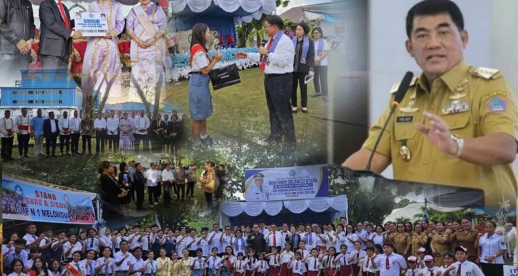 SINERGITAS: Gubernur Yulius Selvanus yang diwakili jajaran perangkat daerah Pemprov Sulut saat melakukan kunjungan kerja di Kabupaten Kepulauan Talaud. Dokumentasi: Kominfo Sulut