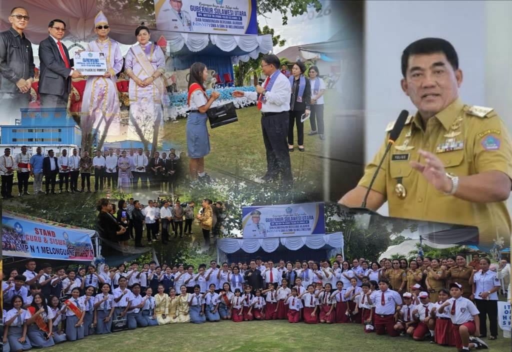 SINERGITAS: Gubernur Yulius Selvanus yang diwakili jajaran perangkat daerah Pemprov Sulut saat melakukan kunjungan kerja di Kabupaten Kepulauan Talaud. Dokumentasi: Kominfo Sulut