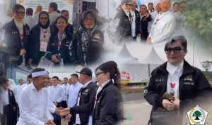 CEP saat menghadiri Peresmian Groundbreaking Industri Baterai Listrik Terintegrasi Bersama Presiden RI, (foto : kolase alternatif)