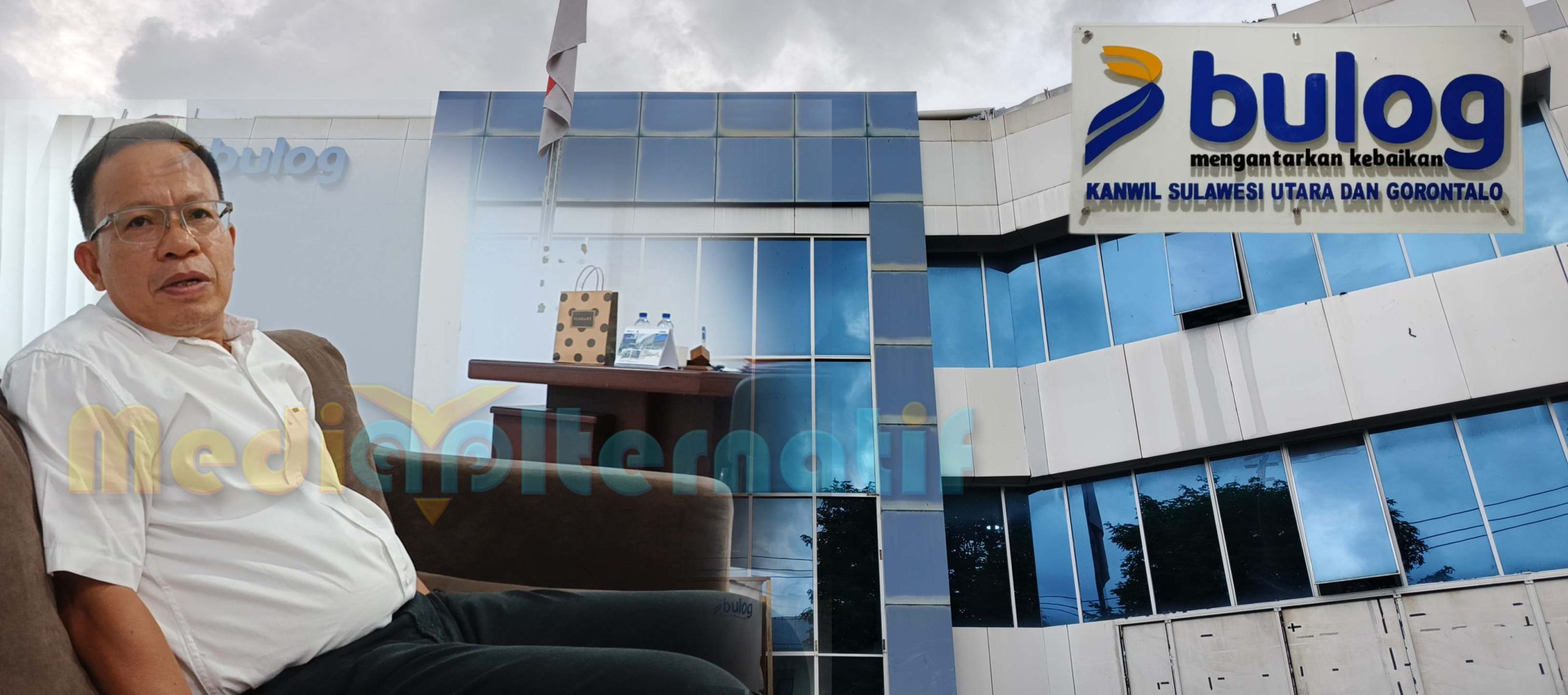Kakanwil Bulog SulutGo, Ermin Tora, SP (foto : alternatif)