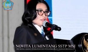 Novita Lumintang, SSTP MSI Plt. Kaban Bapelitbangda Sulut (foto istimewa/kolase alternatif)