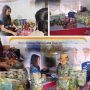 Kadis Pariwisata Sulut dr. Devi Tanos saat mempromosikan Pariwisata Sulut di Stand Dispar Sulut di Toraja Expo, (foto : kolase alternatif)