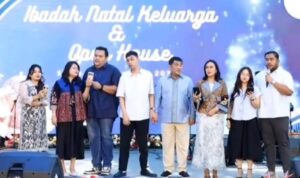 Ibadah Natal Keluarga dan Open House di Kakas Minahasa, (foto : istimewa)