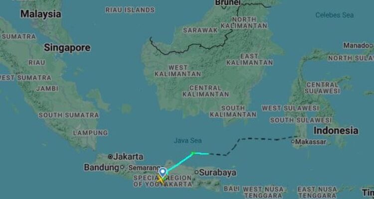 Pesawat ATR 400 milik Indonesia Air Transport dilaporkan hilang kontak saat melakukan penerbangan dari Yogyakarta menuju Makassar, Sabtu (17/1/2026). (Dok. Istimewa)