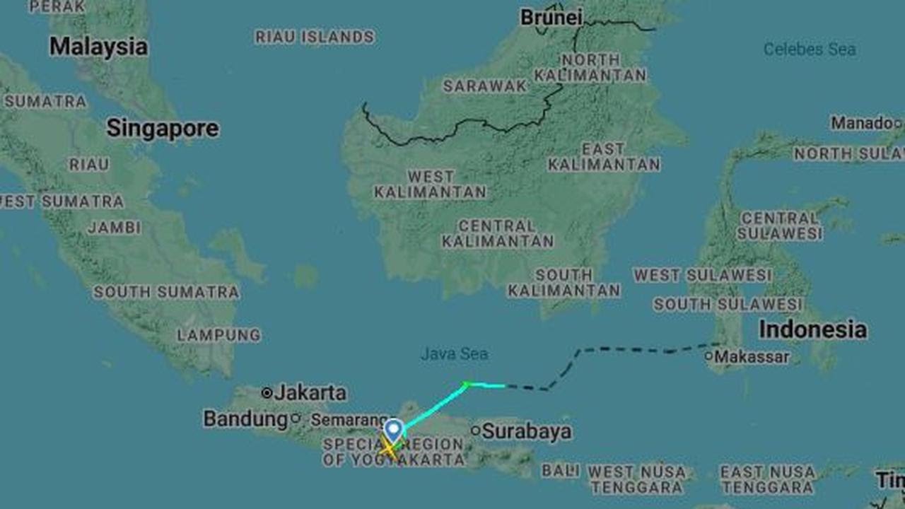 Pesawat ATR 400 milik Indonesia Air Transport dilaporkan hilang kontak saat melakukan penerbangan dari Yogyakarta menuju Makassar, Sabtu (17/1/2026). (Dok. Istimewa)