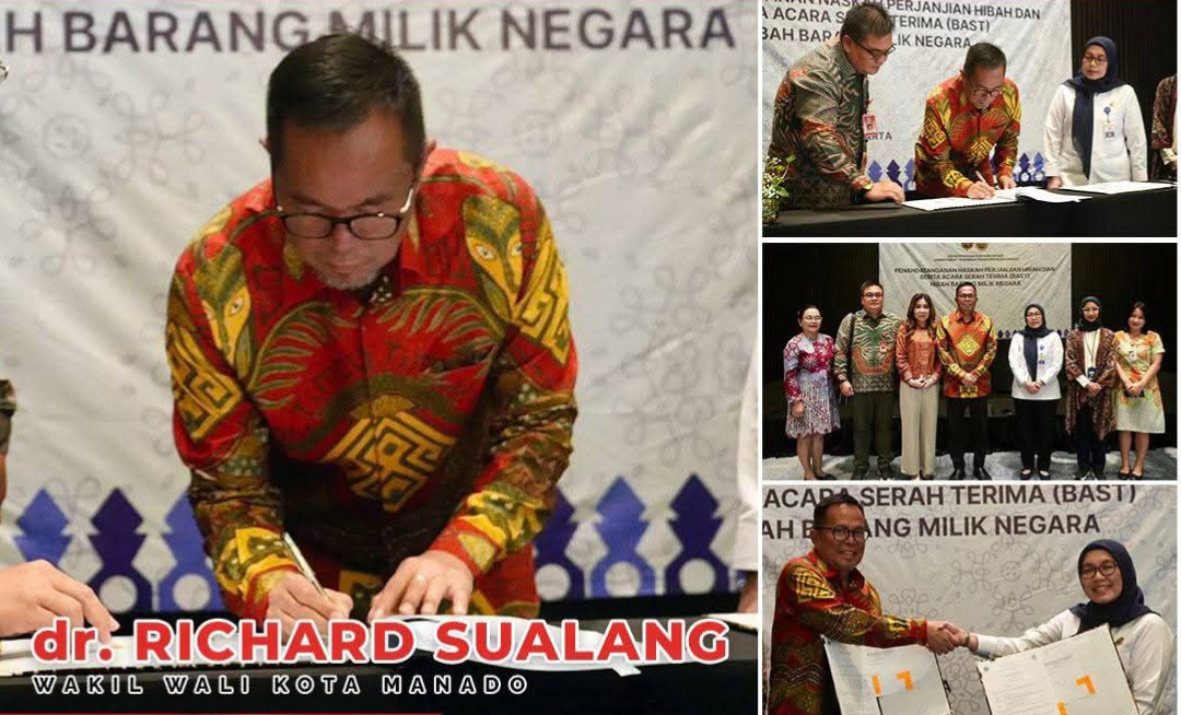 Wawali RS saat menandatangani Hiba Bus Sekolah di Kementerian Perhubungan RI, Jakarta, Senin (23/2/2026) (foto : istimewa)