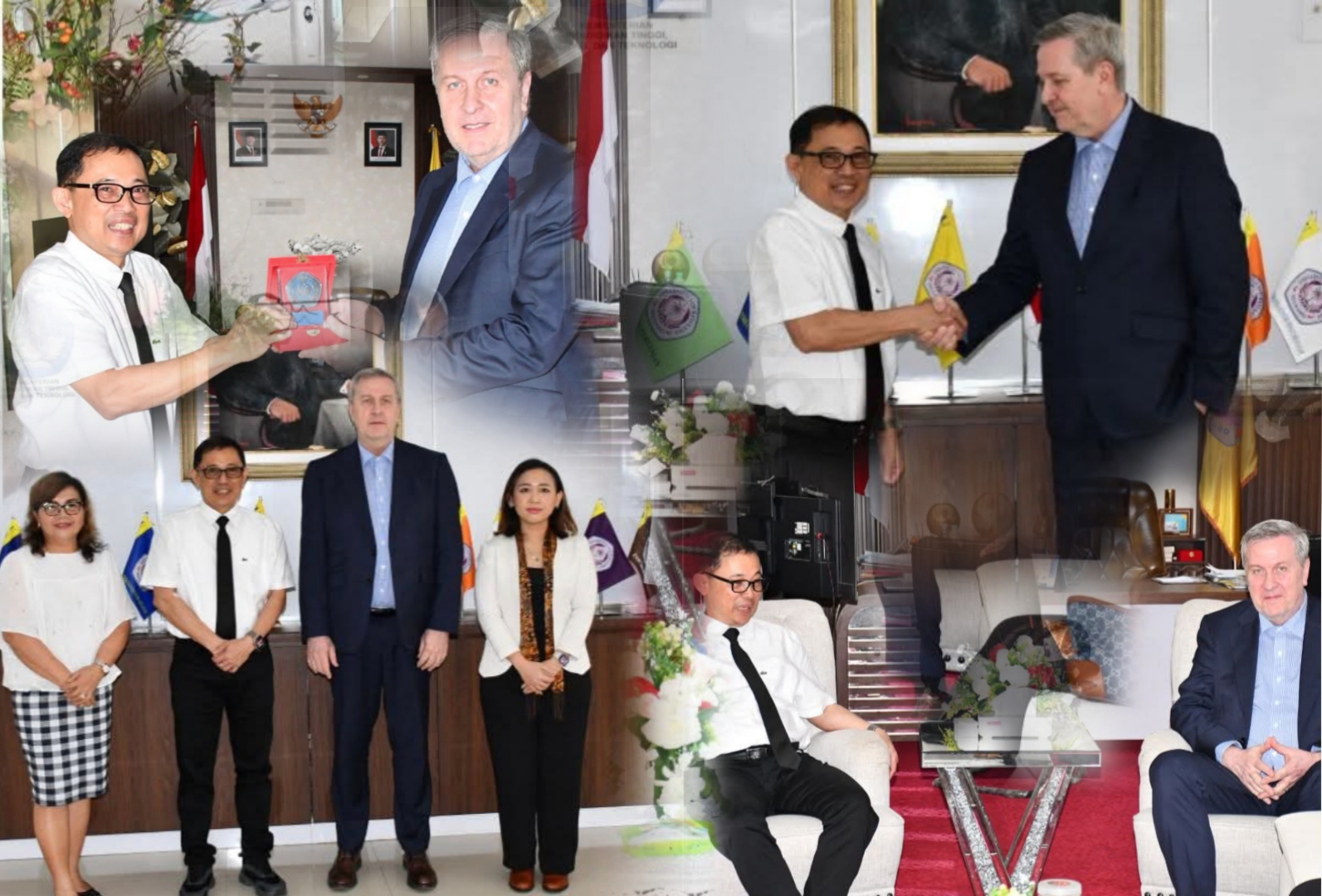 Pertemuan Rektor Universitas Sam Ratulangi dengan Founder & CEO JANZZ Technology (Swiss) Senin, (9/2/2026)