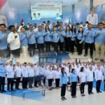 Dekopinda Minsel saat pelantikan bersama Kabupaten/Kota lainnya di Graha Gubernur, Jumat (6/3/2026). (foto ist/kolase alternatif)