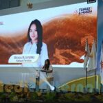 Miracle Sengkey saat membawakan sambutan laporan panitia di acara Musda Tidar Sulut, (foto : mediaalternatif)