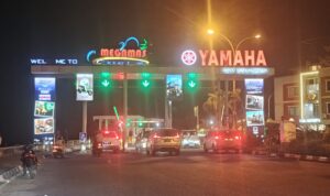 ‎Portal masuk kawasan Megamas Manado, (foto : mediaalternatif)