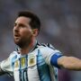 Penyerang Argentina, Lionel Messi, kini cetak 17 gol di Piala Dunia. (Roberto SCHMIDT / AFP)