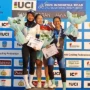 ‎Jireh Gracia Waleleng saat naik podium utama pada ajang Indonesian Road Cycling Championship (IRCC) 2026 yang berlangsung di Pangandaran, Jawa Barat, pada 18–22 Juni 2026. (foto : istimewa)
