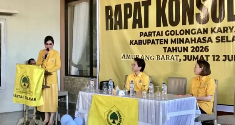 Konsolidasi Partai Golkar Minsel di Kapitu Amurang Barat, (foto : ist)