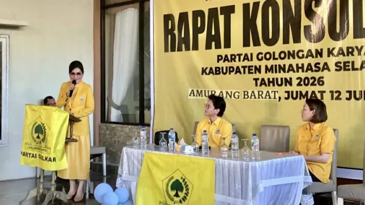 Konsolidasi Partai Golkar Minsel di Kapitu Amurang Barat, (foto : ist)