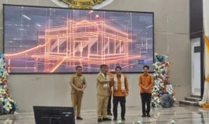 Gubernur YSK bersama Wakil Kepala BPS RI Sonny Harry Budiutomo Harmadi menandai dimulainya Sensus Ekonomi 2026 di Sulut (dok.RM)