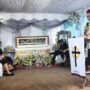 Kasat Pol PP Minsel saat membawakan sambutan di Rumah Duka, (foto : ist)