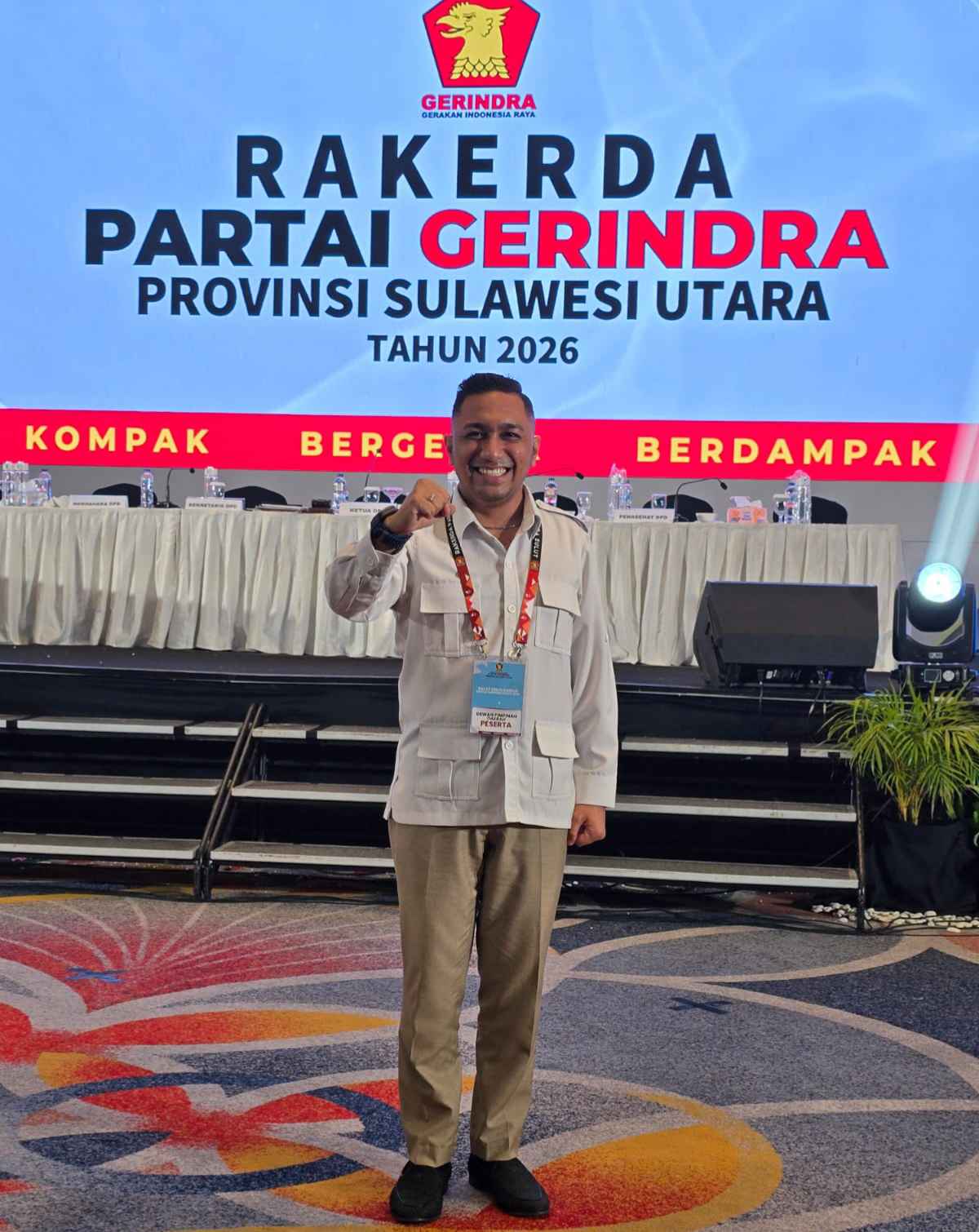 Koordinator Lembaga Konsultasi dan Bantuan Hukum (LKBH) Korpri sekaligus Wakil Ketua DPD Partai Gerindra Sulawesi Utara, Marcelino Mewengkang