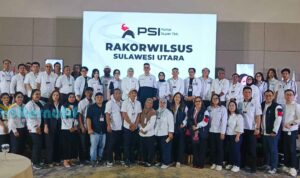 foto bersama kader Gajah Sulut usai Rakorwilsus di Peninsula Hotel, Jumat (26/6/2026). (dok.mediaalternatif)