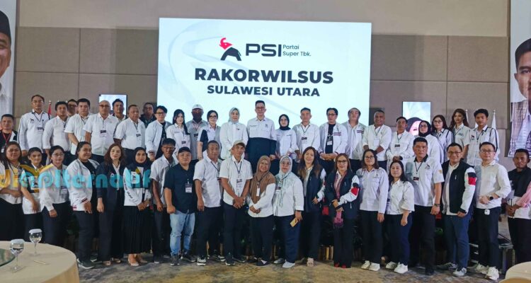 foto bersama kader Gajah Sulut usai Rakorwilsus di Peninsula Hotel, Jumat (26/6/2026). (dok.mediaalternatif)